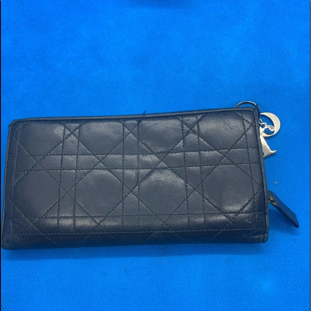 - Dior signature black Leather Wallet ‎ Dior Trotter line